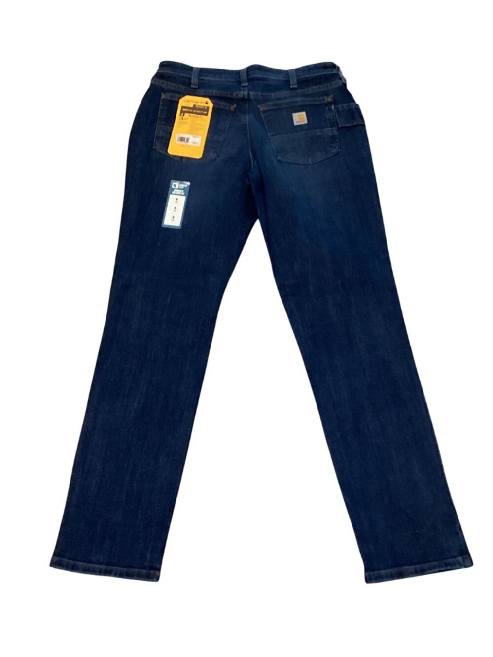 Carhartt Women's Relaxed Fit Tall Denim Jeans Rugged Flex Size 8 - 30X32 NWTs
